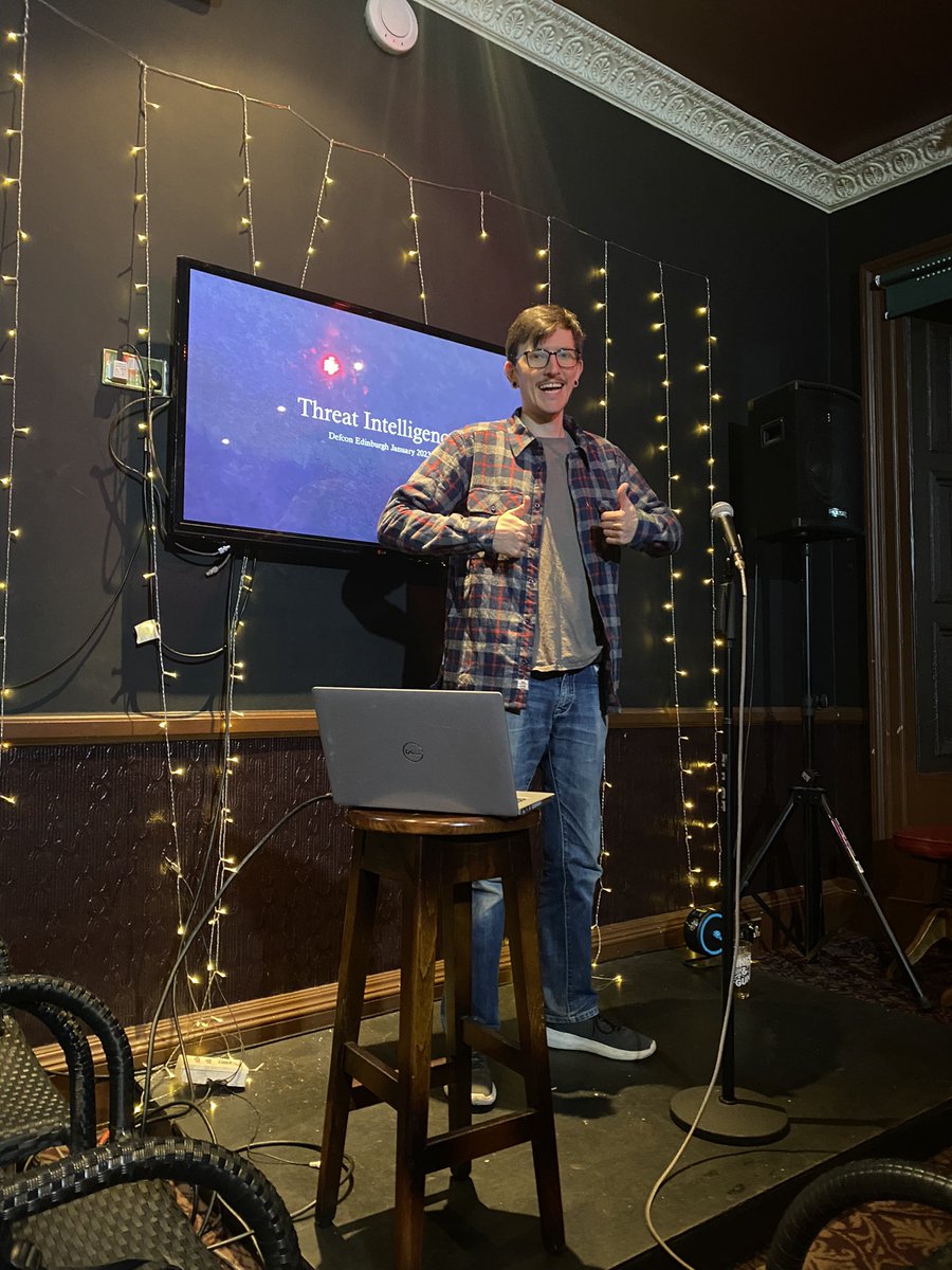 Defcon Edinburgh starts now 💫 <a href="/gor_zilla/">gorzilla@mastodon.social</a> will be speaking about threat intelligence 
<a href="/DC44131/">Defcon Edinburgh</a>