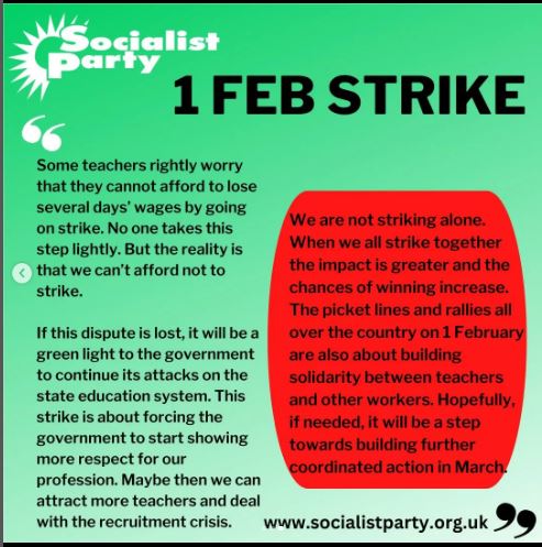 Half a million workers were on strike last week, many of them teachers.

Read why one has been on strike
#strike #union #strikewave #neu #teacherstrike

This was the biggest day of action yet in the growing strike wave against the cost-of-living crisis, with five unions taking...