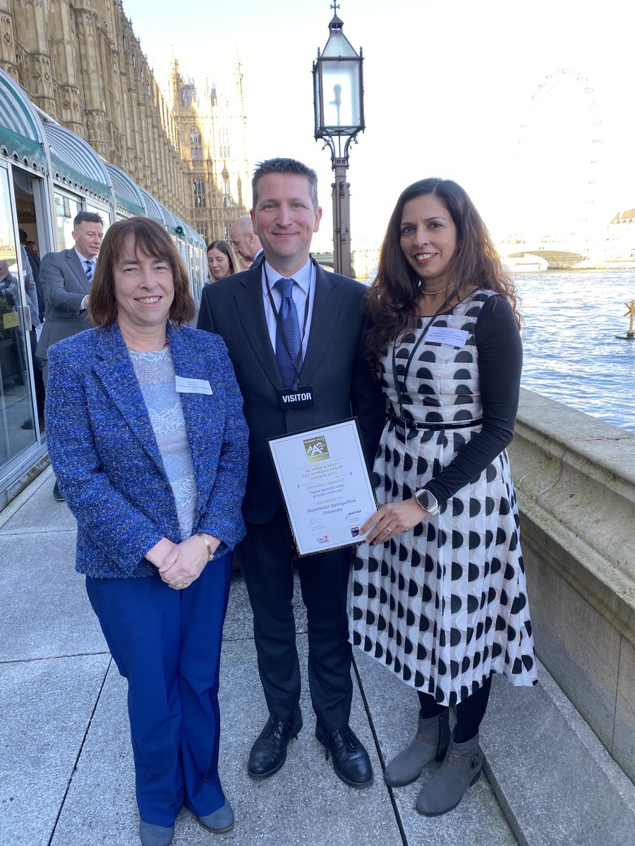 Had a great time today @AAC awards with ⁦<a href="/ManMetUni/">Manchester Metropolitan Uni</a>⁩ colleagues and partners ⁦<a href="/HouseofCommons/">UK House of Commons</a>⁩ ⁦<a href="/MMUApprentice/">Degree Apprenticeships at Manchester Met</a>⁩