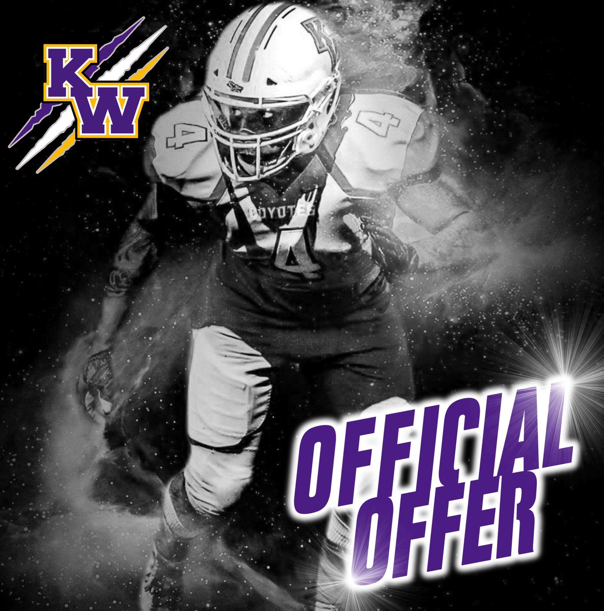 xavierperdue8's tweet photo. Blessed to have received an official offer from @kwucoyotes!!! @Sullivan_KWU @calebchristian3 https://t.co/BCWIjDogUU