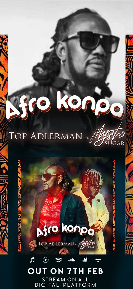 Top Adlerman and Mystro sugar one of the best producers in Nigeria,we’re out now baby!