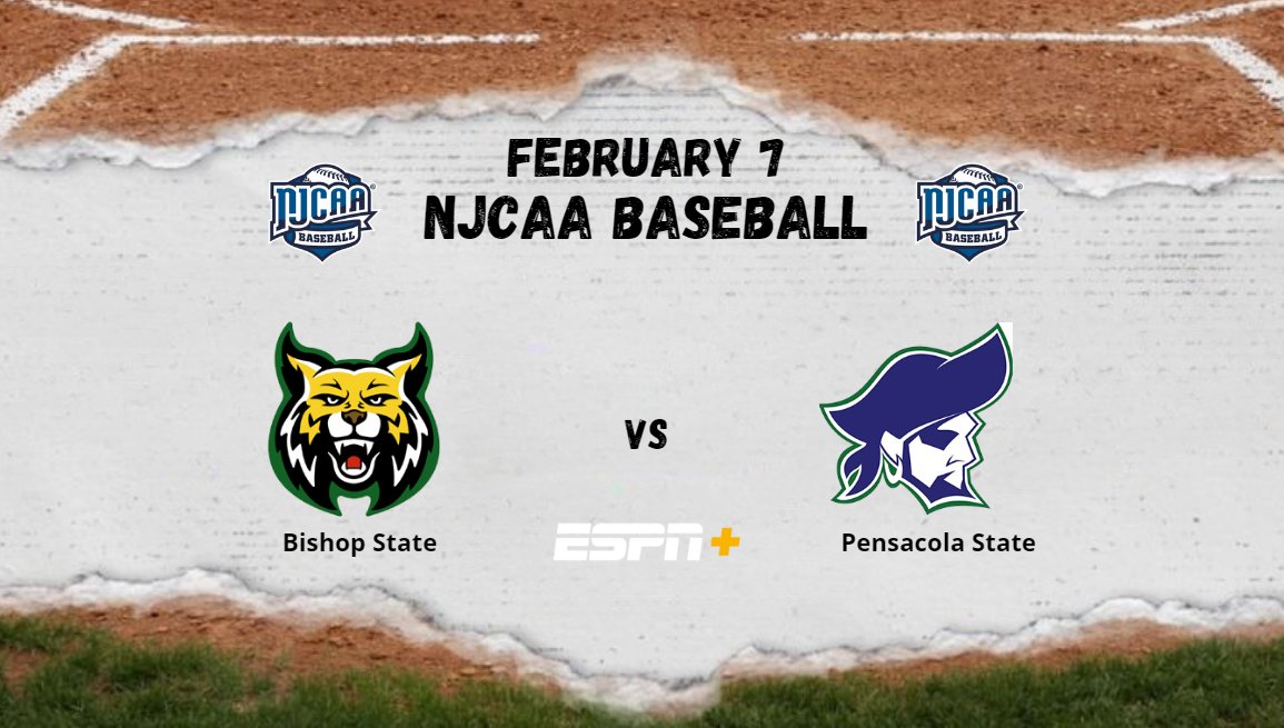 NJCAA Region 19 (@njcaaregion) on Twitter photo Bishop State π Pensacola State
π Tuesday., Feb., 07nd
β°4:00 PM
πΊ bit.ly/njcaaorgnetwork
<a href="/PensacolaState/">Pensacola State College</a> <a href="/PSC_Baseball/">Pensacola State Baseball</a>
<a href="/Jackson_Kent33/">Jackson Kent</a> <a href="/jacobjordanths/">Jacob Jordan</a>
<a href="/richard26313491/">Richard Ryals</a> <a href="/Blewallyn/">Bryan Lewallyn</a> Bishop State π Pensacola State
π Tuesday., Feb., 07nd
β°4:00 PM
πΊ bit.ly/njcaaorgnetwork
<a href="/PensacolaState/">Pensacola State College</a> <a href="/PSC_Baseball/">Pensacola State Baseball</a>
<a href="/Jackson_Kent33/">Jackson Kent</a> <a href="/jacobjordanths/">Jacob Jordan</a>
<a href="/richard26313491/">Richard Ryals</a> <a href="/Blewallyn/">Bryan Lewallyn</a>