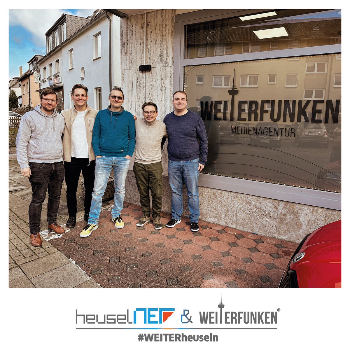 Spontanes Treffen von @heuselnet mit unseren Freunden von <a href="/weiterfunken/">weiterfunken</a> 
Gemeinsam entwickeln wir unsere Strategien, um Ihnen die perfekte Lösung aus einer Hand zu bieten.
Vom Konzept bis zum GoLive alles aus einer Hand. #partner #freunde #erp #business #cloud #shop #b2b #pos