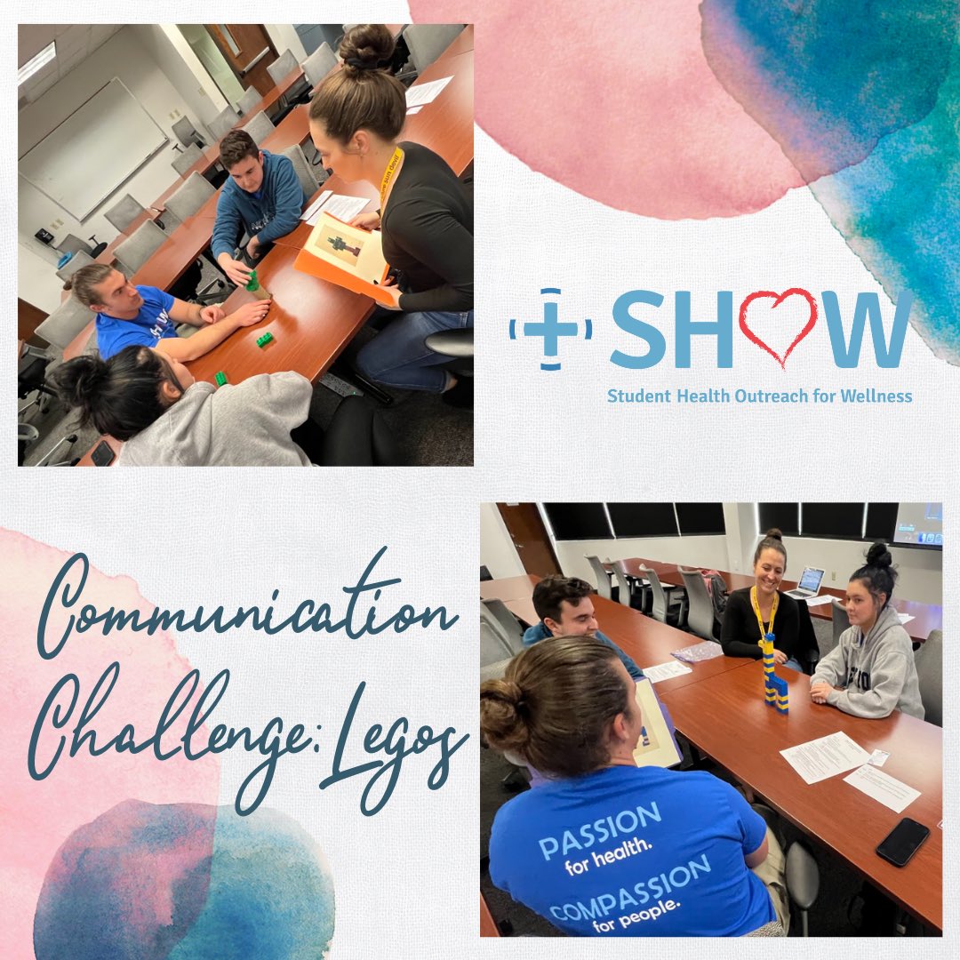 @SHOWazclinic students from HCR/CRD 471 #Interprofessional Education &amp; #CommunityHealth completed a Legos team-based communication challenge! 💙 SHOW Alumni also hosted a Q&amp;A Panel to prepare the new students for #HealthPromotion, #Teamwork, and #Community ♥️