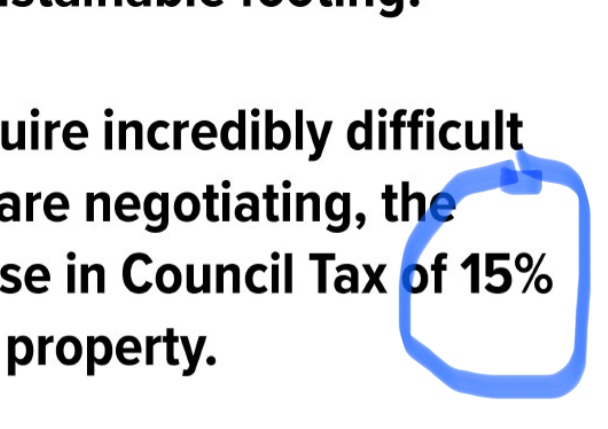 Croydon Conservatives are planning to wallop residents with a staggering 15% council tax hike in the middle of a Tory cost-of-living crisis - instead of getting fair funding from their own Government. 
What planet are they living on?Residents simply can’t afford this!