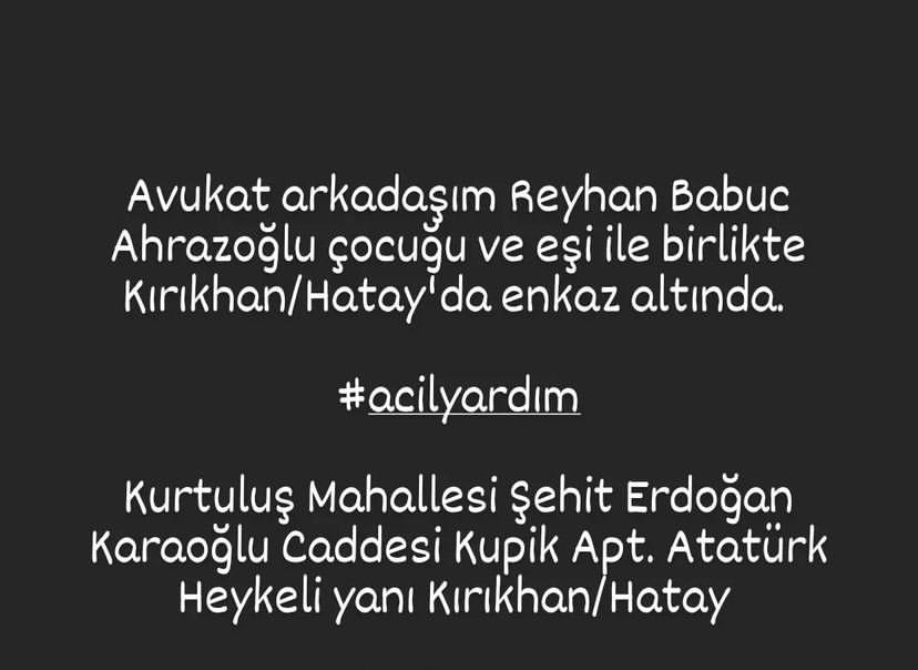 ak_iknur's tweet photo. @aslnoguzhan Meslektaşımıza ve ailesine hala ulaşılamadı
@aslnoguzhan @yankibuyuksezer https://t.co/7tj7QB5NLp