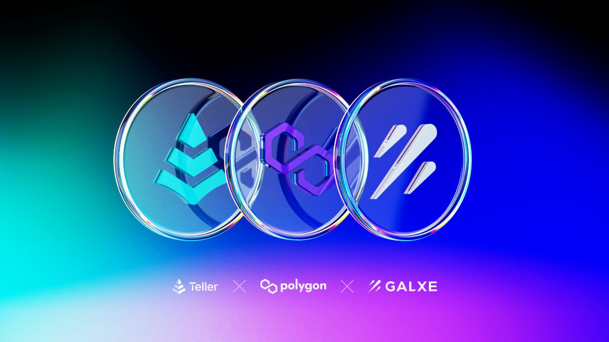 We’re excited to partner with <a href="/0xPolygon/">Polygon | POL</a>DeFi and <a href="/Galxe/">Galxe</a> for the @0xPolygon Degen Campaign.

Users who complete the tasks will test out some new features on Teller and get a limited edition POAP.

May the degen odds be ever in your favor. 🏆🏆
galxe.com/polygon/campai…