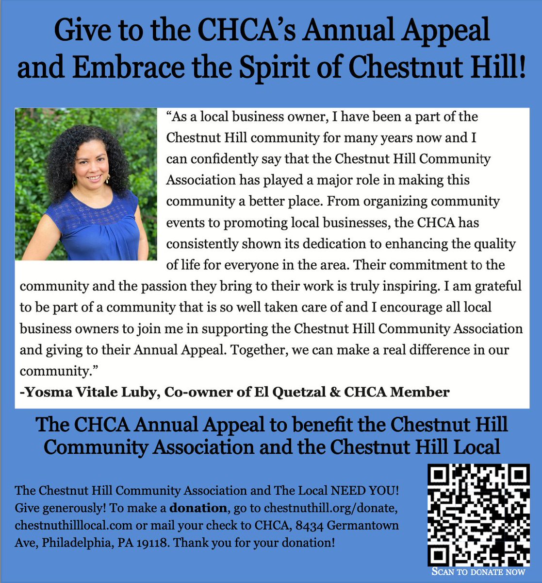Chestnut Hill Community Association tweet media