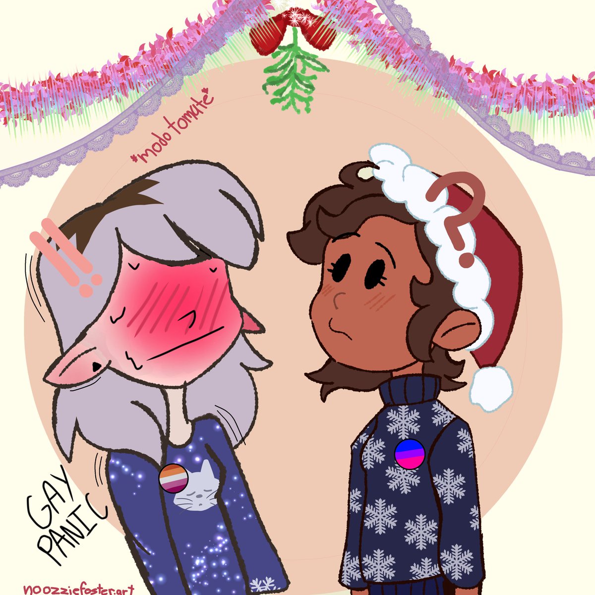 koshinozzie's tweet photo. Dibujo de la pareja #lumity que había echo en noche buena <3 (perdonen si está mal echo, aún estoy tratando de mejorar ❤️) #TheOwlHouse #TheOwlHouseS3 #theowlhousefanart #lacasabuho #lumity #Lumityfanart #MerryChristmas #fanart #dibujodigital #dannaterrace https://t.co/w5vUC8c0he