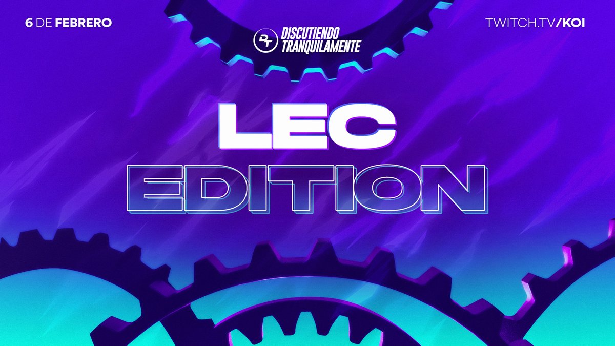 MovistarKOI's tweet photo. ¡SORPRESA! ¡LLEGÓ EL DT #LEC EDITION!

Al terminar la jornada empezamos con el primer discutiendo tranquilamente de la LEC, os esperamos.

📺 https://t.co/aJ9KQn4Nte - #DTLEC1 - 23:00 aprox https://t.co/kTn0tPGmrH