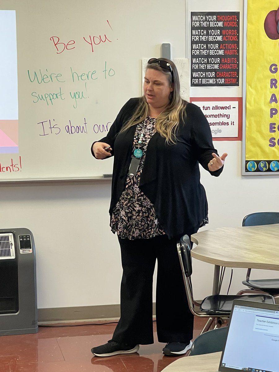 CCMSTigers's tweet photo. Teacher’s got to showcase their learning at our district Professional Development today. We have rockstar teachers! @PlattsburgTiger #TigerLegacy https://t.co/NUVyrerxLc