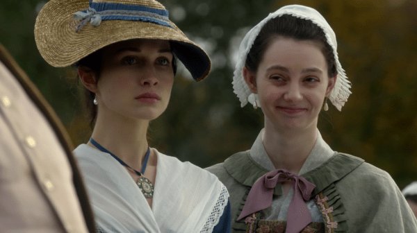 laurenwatkins88's tweet photo. Day 2️⃣8️⃣1️⃣ of #Droughtlander #GenevaDunsany &amp; #IsobelDunsany in #Outlander #Season3 #Episode4 #OfLostThings @hannah_james_44 #TanyaReynolds #Hellwater #AnotherDroughtlander #outlanderwatchparty #Sassenach 🥃🏴󠁧󠁢󠁳󠁣󠁴󠁿💙 https://t.co/2LEvztzght