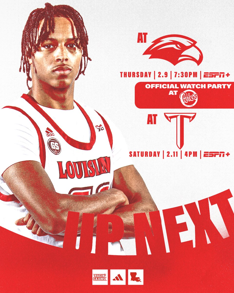 🧳 Ready for some business trips this week. 

#GeauxCajuns ⚜️
