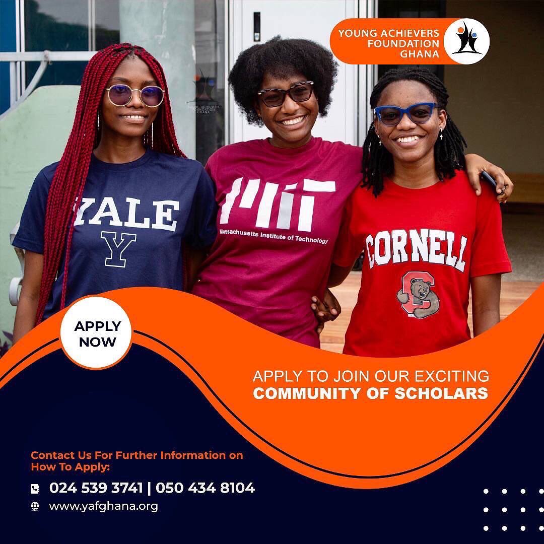 fmquayson_1's tweet photo. The #yafghana Scholars Program is one of the largest college access and youth development program in #ghana. We support Ghanaian students to attain world class education on full scholarships and become agents of change in their communities. 

Learn More:
https://t.co/ZP8WKAxpPW https://t.co/5N5XRDpguC