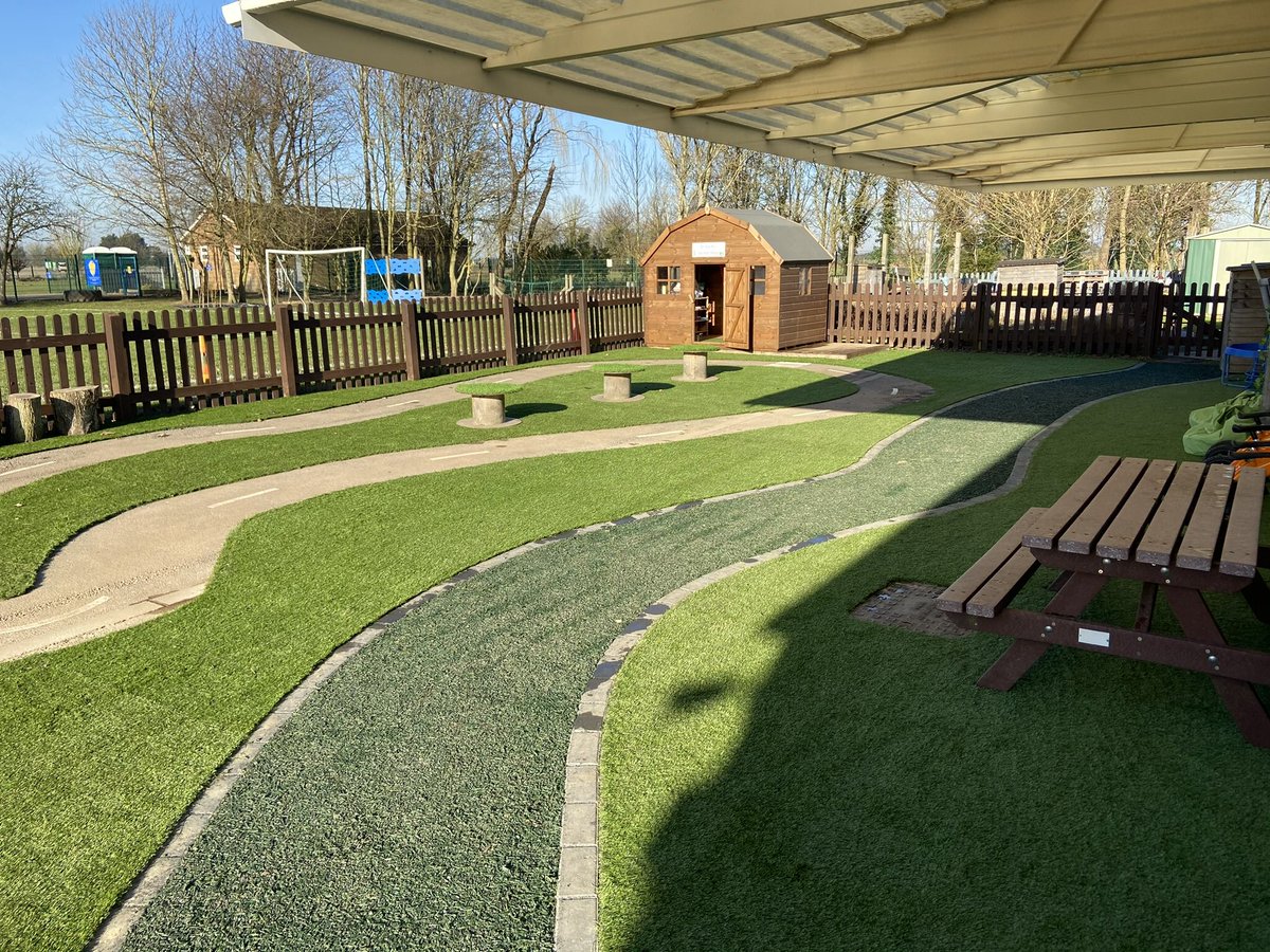 MrsSzyd's tweet photo. We love our new outdoor area! The children were so excited to finally use it today☺️#stbart @AppleStBarts https://t.co/gf9FMjEmS3