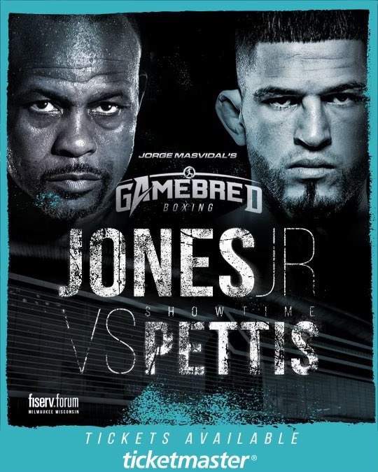 FqMMA's tweet photo. 🚨#GamebredBoxing 4 :
#JorgeMasvidal annonce son prochain event de boxe avec de la légende ‼️
Main Event (8rounds)
#RoyJonesJr 🆚 #AnthonyPettis
6 rounds
- #JoseAldo 🆚 #JeremyStephens
- #VitorBelfort 🆚 #JacareSouza
- #PaulDaley 🆚 #AnthonyTaylor
Etc.
📅1er avril/Milwaukee https://t.co/yTVLHnkP1K