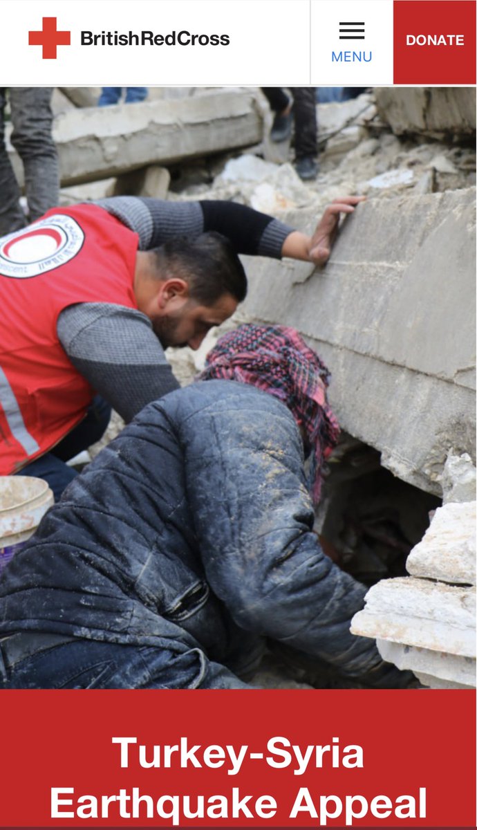 a5ht4r's tweet image. If you are in the U.K. you can donate to the Red Cross Turkey-Syria Earthquake Appeal here:

redcross.org.uk