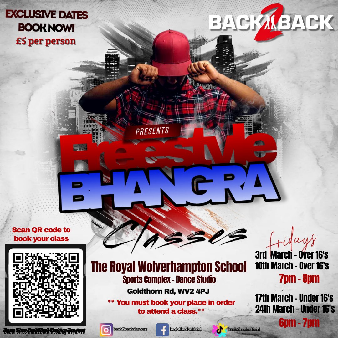 BOOK NOW! **Places are limited**

You can now book onto any of our classes by scanning the QR code or simply clicking this link: forms.office.com/r/DDfD7nHene