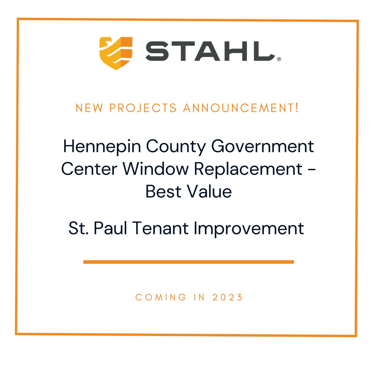 We are so excited to announce our two new projects!! #newprojects #stahlteam