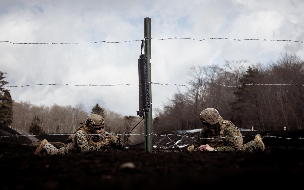 USMC's tweet photo. #Marines assigned to @3d_Marine_Div prepare explosives during Fuji Viper 23.2 at @catc_campfuji, Jan. 24.
#FujiViper provides U.S. Marines operating in Japan with realistic training opportunities to exercise combined arms and maintain proficiency, lethality, and readiness. https://t.co/sxIkvJFLex
