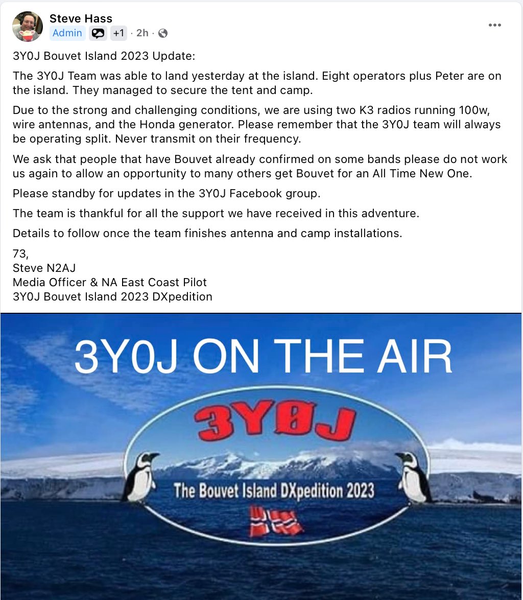 DAILYDX's tweet photo. 3Y0J Bouvet Island QRV https://t.co/ze5dN1rgVd