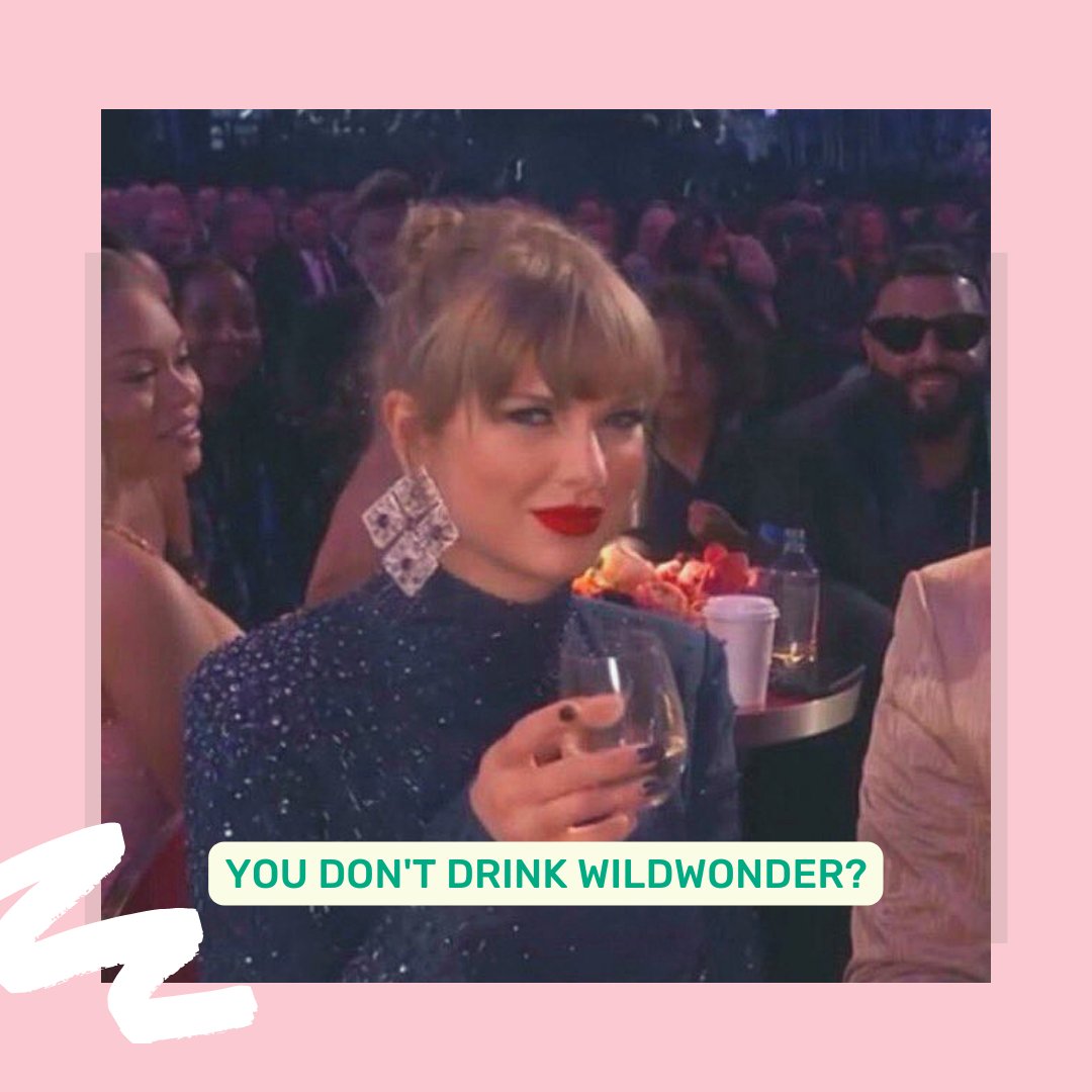 Our thoughts exactly Taylor! With live probitoics AND priotics plant fiber, what's not to love? #grammys #wildwonder 

#TaylorSwift #Grammys2023 #GrammyAwards