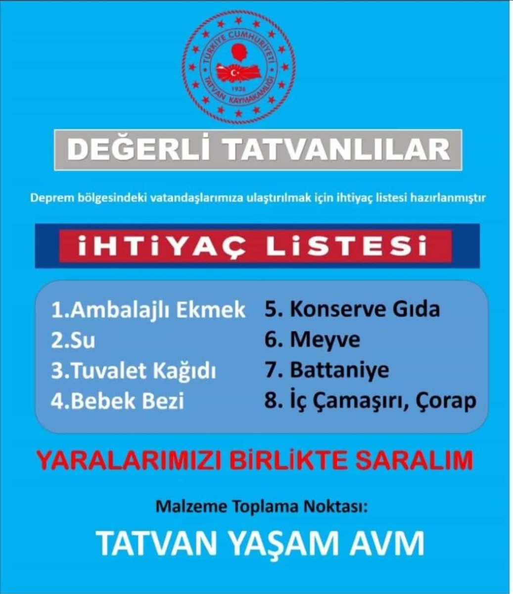 Birlik olma zamanı .<a href="/tatvankay/">T.C. Tatvan Kaymakamlığı</a> <a href="/Turkiye/">Türkiye</a> <a href="/BitlisValiligi/">Bitlis Valiliği</a>