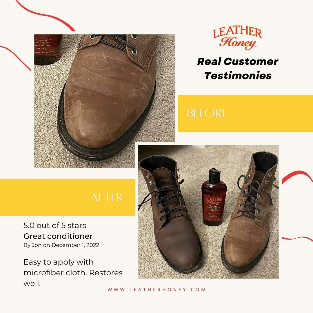 LeatherHoney on X: Transform the look and overall condition of your  leather goods with Leather Honey Leather Cleaner and Leather Honey Leather  Conditioner. 💖 We're a small family business with a big