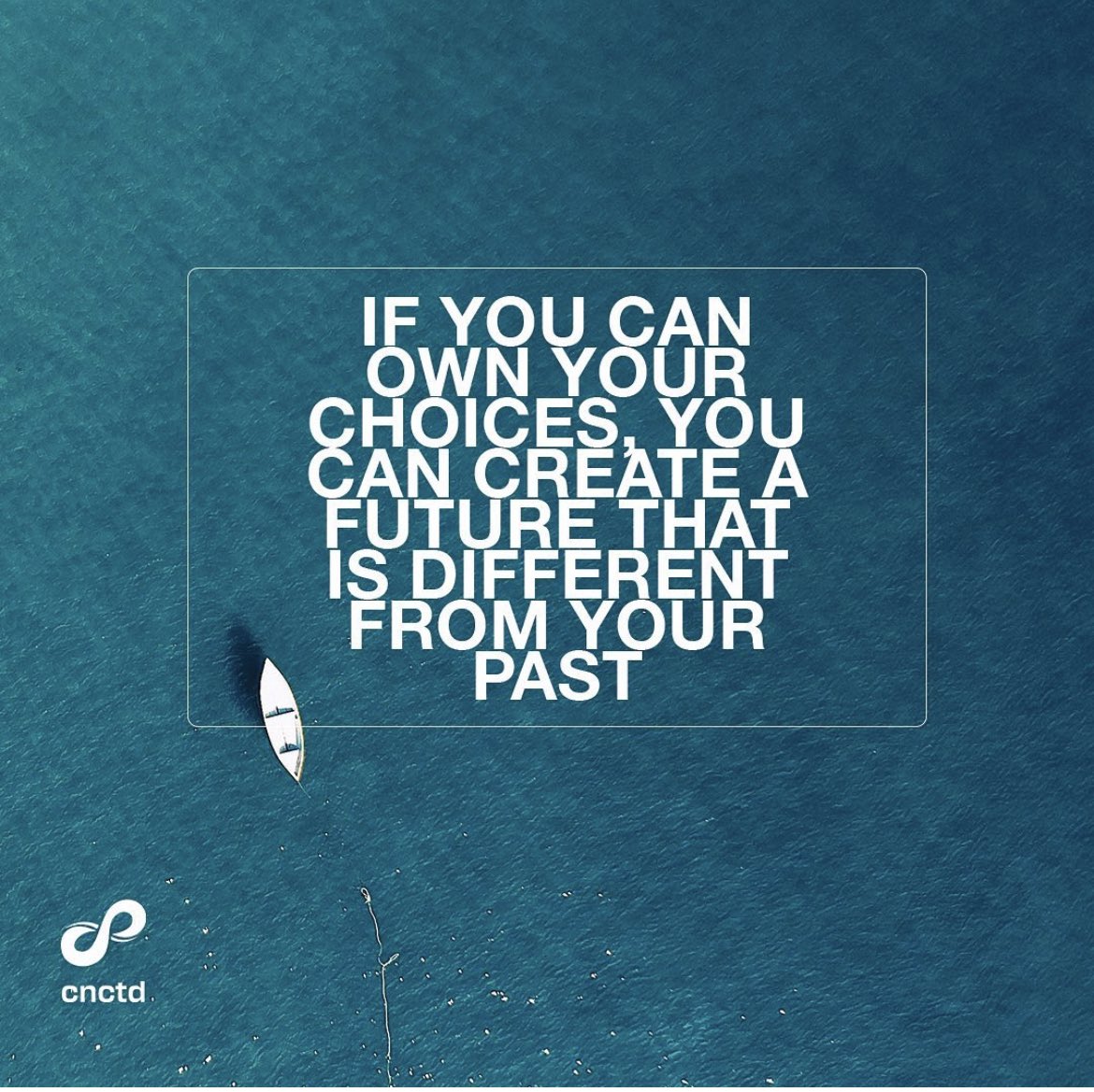 If you can own your choices, it’s the first step towards creating a future that is different from your past #growthmindset