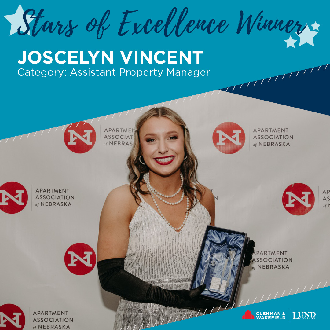TheLundCompany's tweet photo. Congratulations to all The Lund Company winners from the Apartment Association of Nebraska's 2022 Stars of Excellence Awards! (2) https://t.co/efQ4oRvsDU