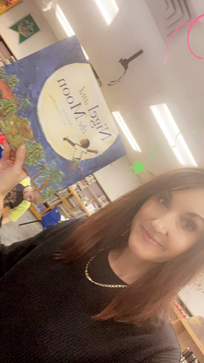 OLibrarian918's tweet photo. Inspired by @antwan_eady we read “Nigel and the Moon” in the library and students wrote down what they wanted to be when they grow up on paper. Then students made paper airplanes and we watched our dreams soar! @bookelicious @annelee64 https://t.co/FfPqTdnCUq
