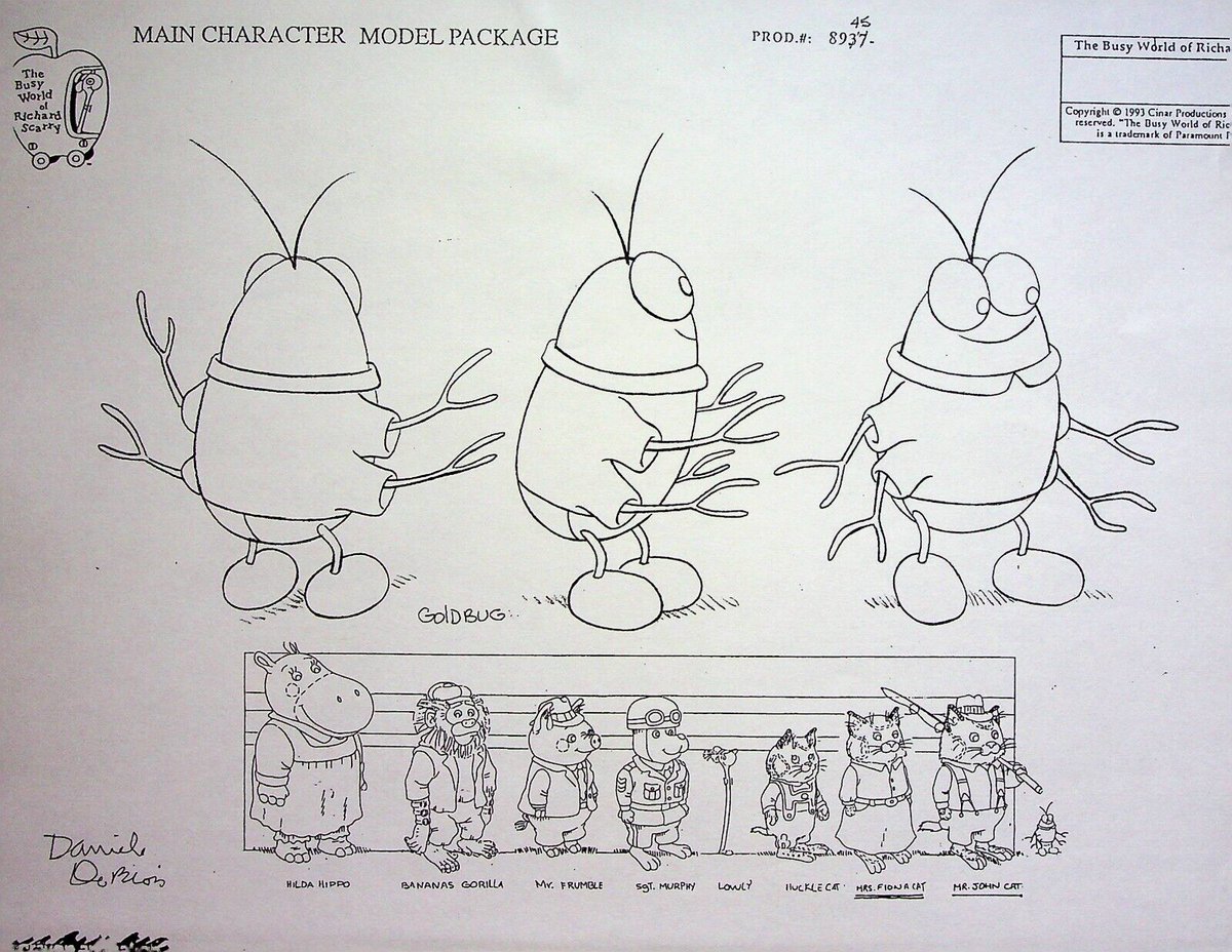 PopKingInc's tweet photo. Squee!

#BusyWorld
#RichardScarry
#TheBusyWorldofRichardScarry
#PopKingInc
#InvestInArt
#ModelPack
#Childhood
#KidsLit
#Cute
#Sweet
#whimsy
#bugs
#lilguy
#goldbug

https://t.co/uNxvNTRA0R https://t.co/1q6sVGvjHG
