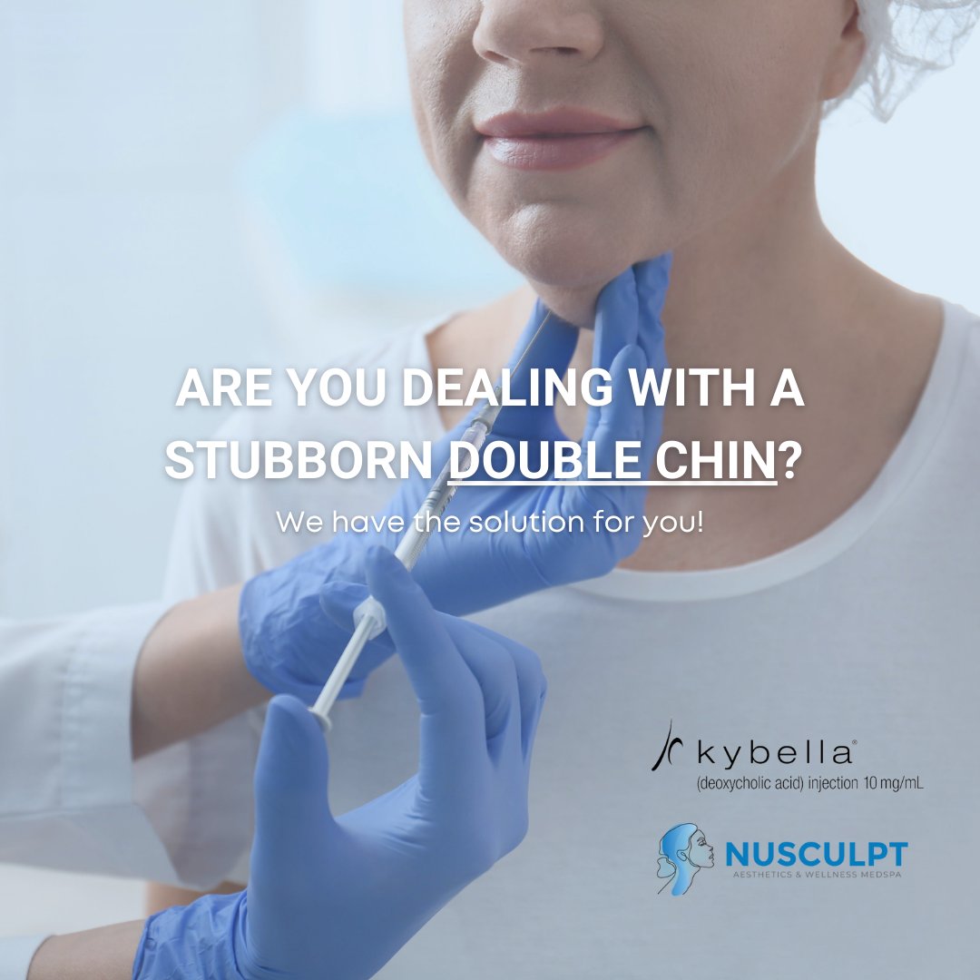 With Kybella, patients can achieve a more contoured jawline without weeks of uncomfortable downtime!

Call us today at 859-331-0555!
#Nusculptcrestviewhills #kentuckymedspa #medspa #kentucky #aesthetics #kybella #kybellatreatment #doublechintreatment #kybellacincinnati