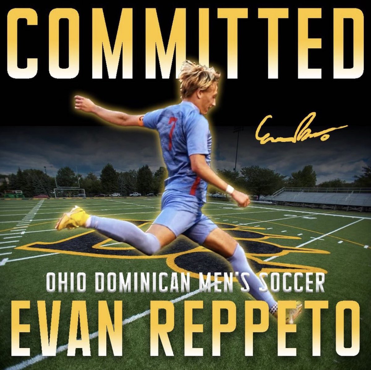 John_ECPSports's tweet photo. Awesome to recognize @EvanReppeto on Committing to Ohio Dominican U. for soccer and studies! Evan attends Kings HS &amp; plays club with Ohio Galaxies FC. 👏⚽️📚🎯 https://t.co/oozsnEsTxn