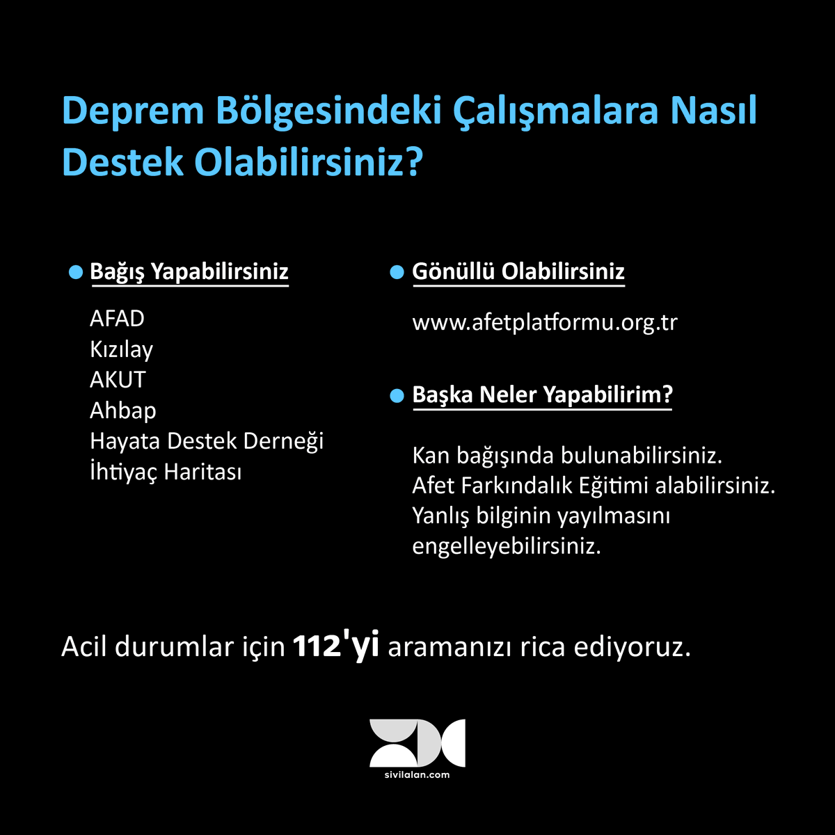 kenanndursun's tweet photo. Deprem Bölgesindeki Çalışmalara Nasıl Destek Olabilirsiniz?
👉https://t.co/AtQrWFUVMA

ℹ️ Sivil toplumdaki tüm duyurulara daha hızlı ulaşmak için WhatsApp topluluğumuza katılın! https://t.co/RyxA6GF3V1 https://t.co/YBNbfWj6Vl