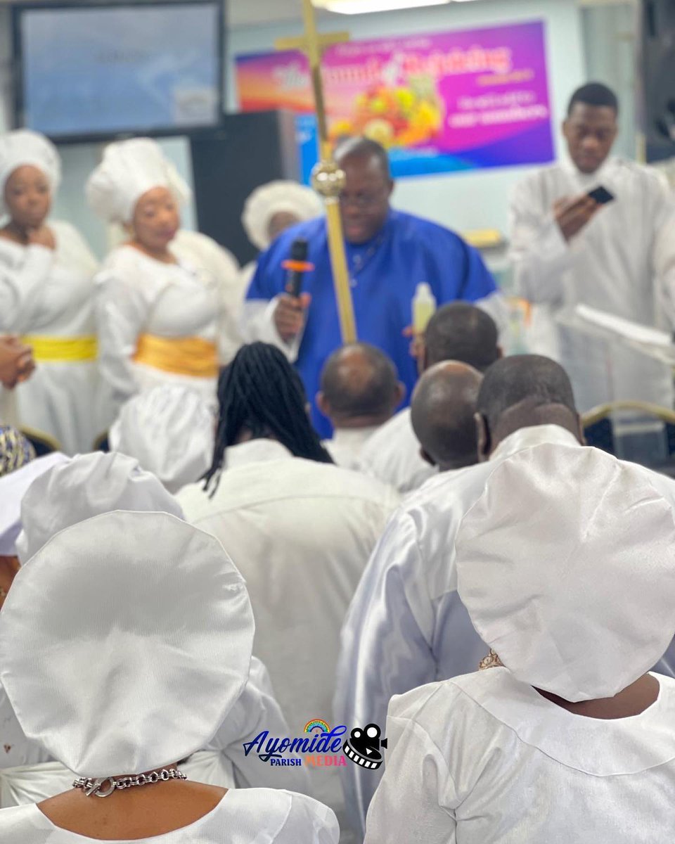 celeheritage's tweet photo. INAUGURATION OF 2023 HARVEST THANKSGIVING COMMITTEE 
. 
@ayomideparish
#celestialchurchofchristworldwide #ccc #prophetic #thanksgivingservice
#celestialchurchworldwide #celestialchurchofchrist
#church #christianity #cccchoir #sundayservice #cccunite
#weinthecccinspire https://t.co/w5981tK8gB