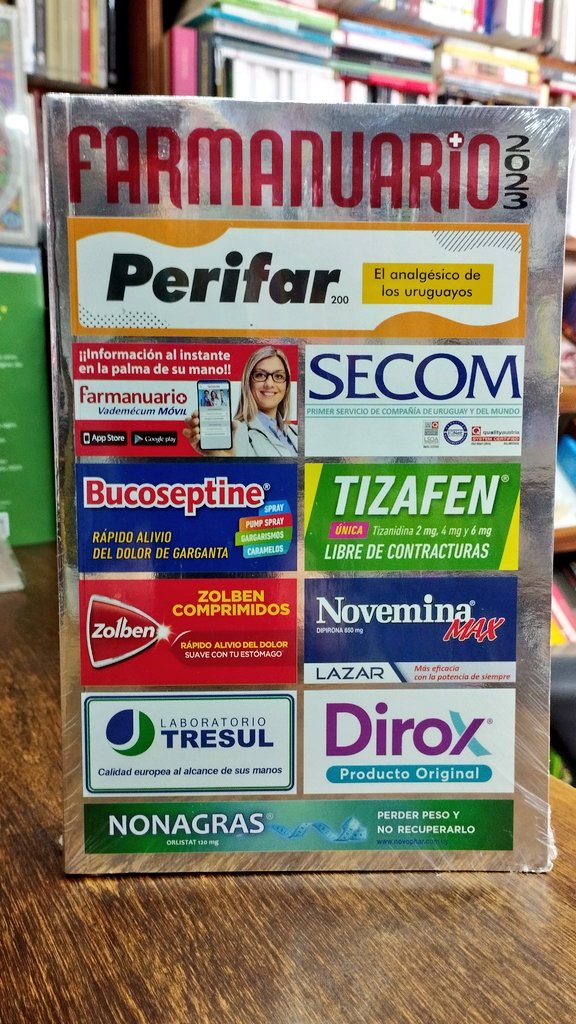 Llegó el vademécum por excelencia en #Uruguay <a href="/FARMANUARIO/">FARMANUARIO</a> es una obra de referencia que contiene la información fundamental en farmacología y sus más recientes novedades. #Farmanuario2023
¡Ya disponible en tu librería amiga! #pocitoslibros