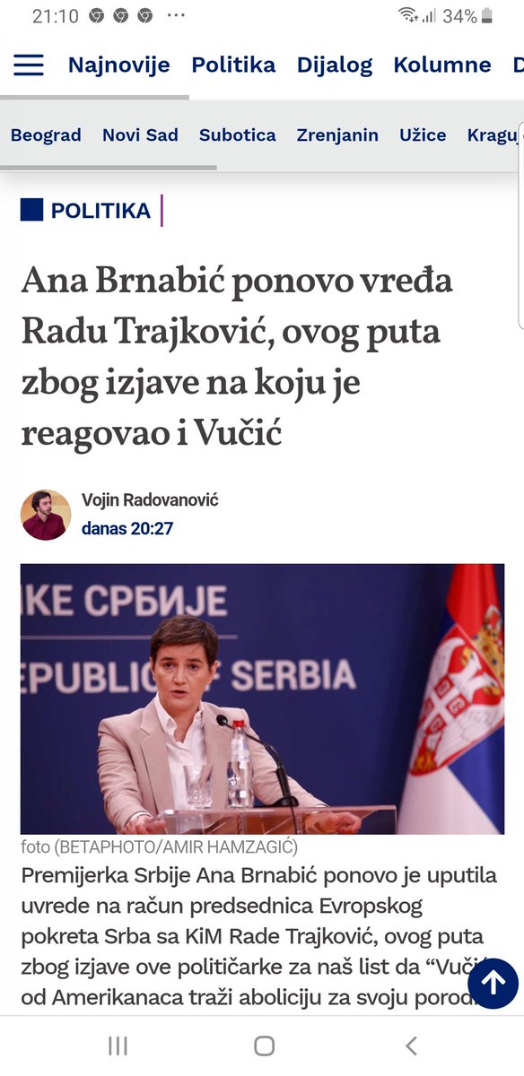 anabrnabic's tweet image. Ako je iznošenje istine vređanje, priznajem - onda vređam @trajkovic_rada. Samo ne mogu da se setim kad sam je pre vređala - kad je lagala da je @avucic čedo ruske politike, ili da ga je &quot;zapad&quot; doveo da prizna Kosovo*? Vama svaka čast kakve sve gluposti promovišete. #DanielSmith