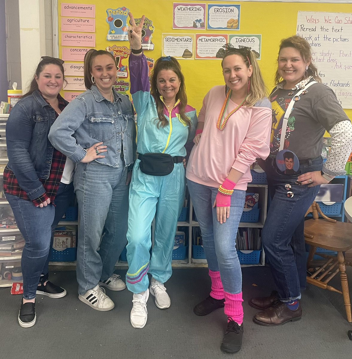 5th grade celebrated their 1000th day of school and the 4th and 5th grade teachers celebrated “80” days left of the school year. #awesomeamvet #100days