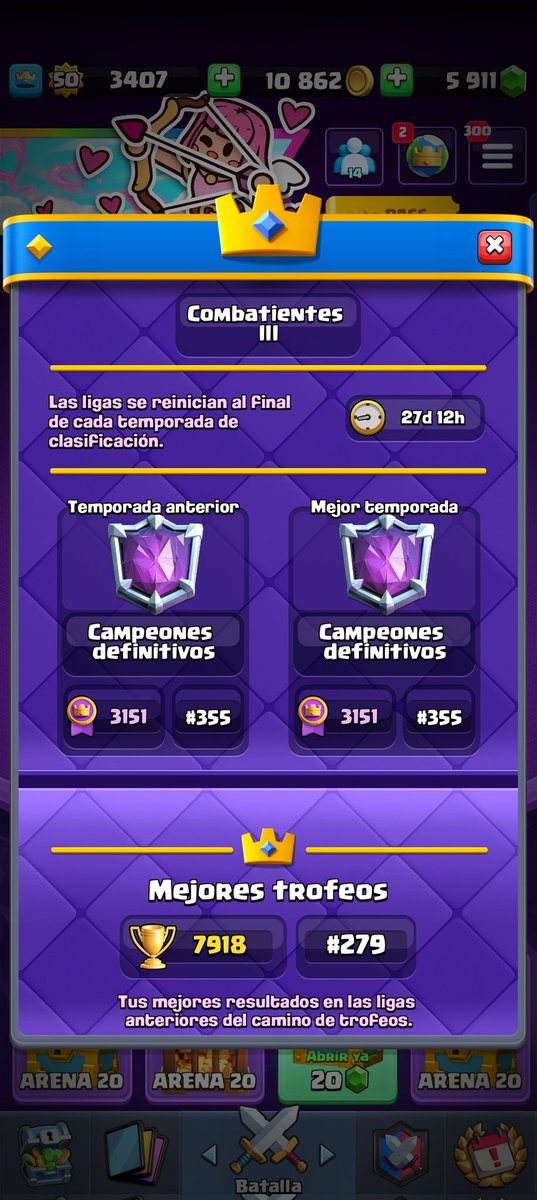 Cierre de tempo y top #7 Perú❤️