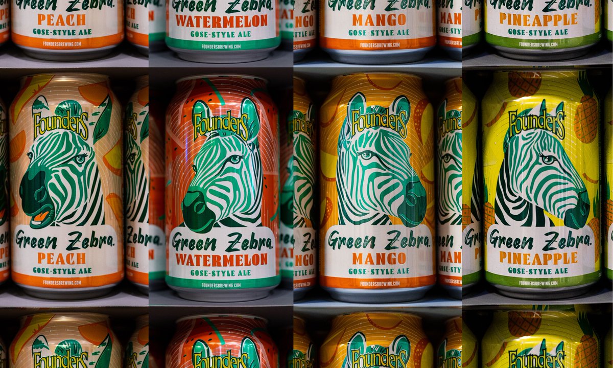 Founders Brewing Co. on Twitter "Which Green Zebra flavor are you most