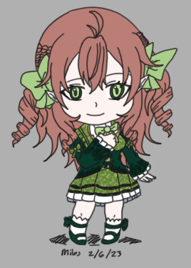 The (not a bottom) gobbo queen Chiharu! Hers was all about the tiny details! I been wanting to do some sfw fanart for a while. I had to simplify alot of details but it's cute!
#nendoroid #Vtuber #gobchiart #art
