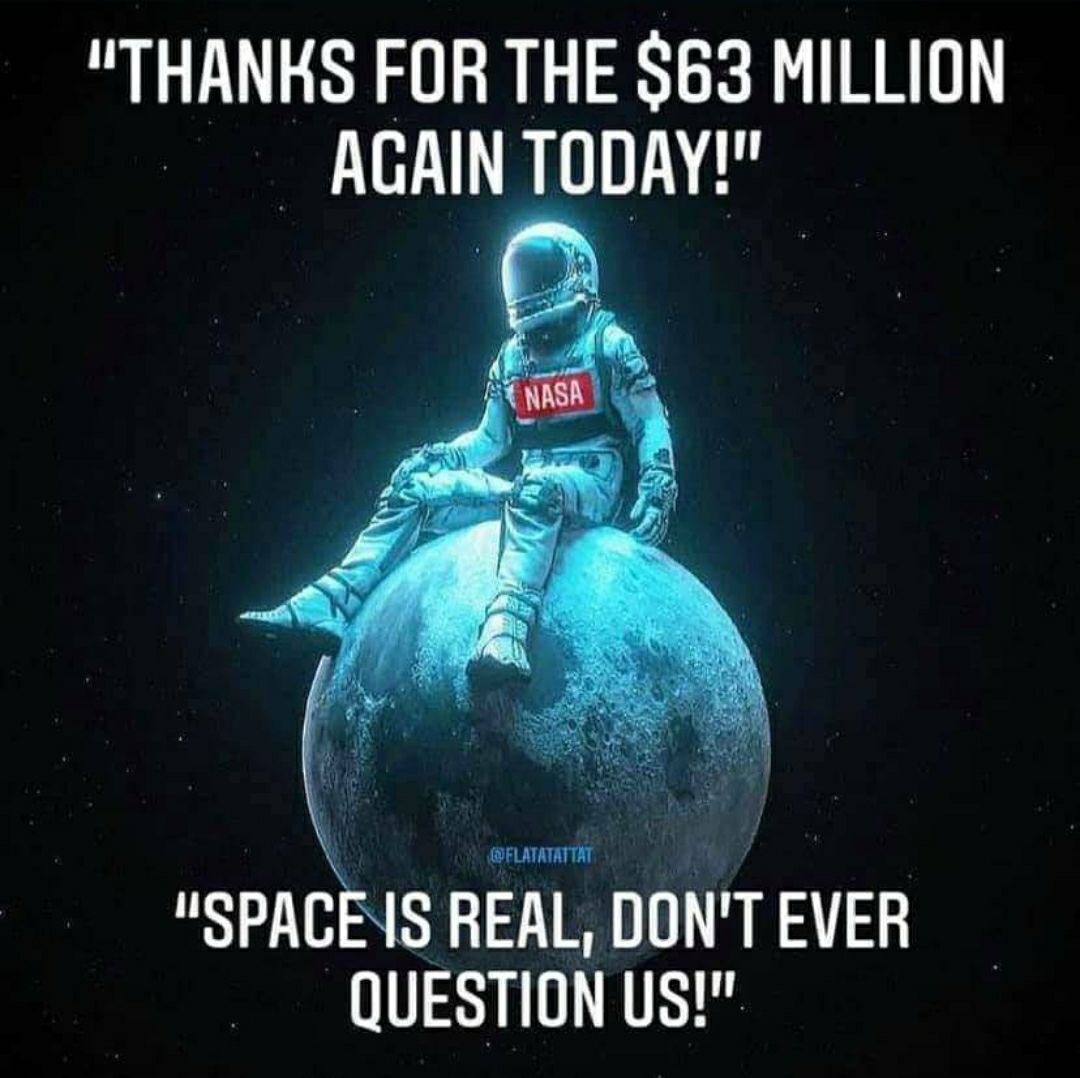 ronin19217435's tweet image. It all comes apart once you decide to ask questions 👀
#NasaLies #FakeSpace #MoonLandingHoax #NoGlobe @endilluminati