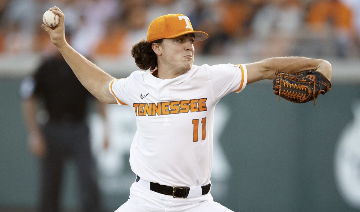 Tennessee’s weekend rotation includes…

First Team All-American Chase Dollander (2.39 ERA)
First Team All-American Chase Burns (2.91 ERA)
Third Team All-American Drew Beam (2.72 ERA)

Absolutely RIDICULOUS 😳🔥