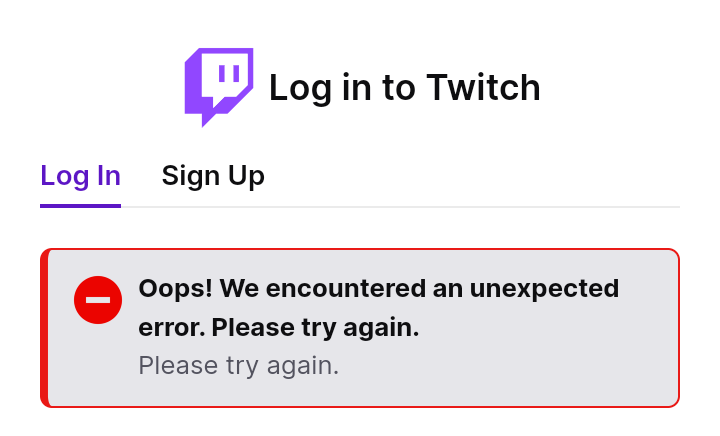 Fife_Scent's tweet photo. @TwitchSupport I can't log in my twitch account on my PC @TwitchSupport @Twitch 
It telling me error https://t.co/aoqZoV2uUR