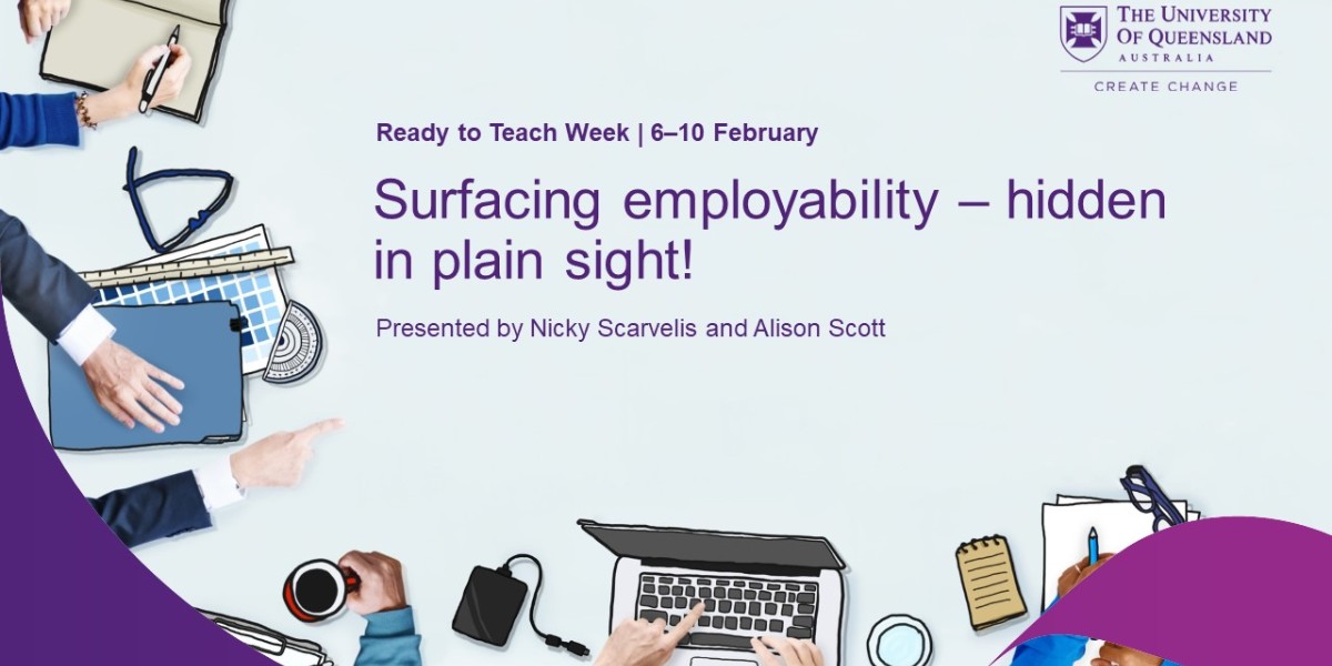 UQ_Business's tweet image. #R2TeachWeek: Surfacing employability – hidden in plain sight!
7 February 2023 2:45pm–3:30pm

Get the tools to surface your course’s employability and make it explicit to your students. Register here: fal.cn/3vFzt

 #ProfessionalDevelopment #AcademicTeaching