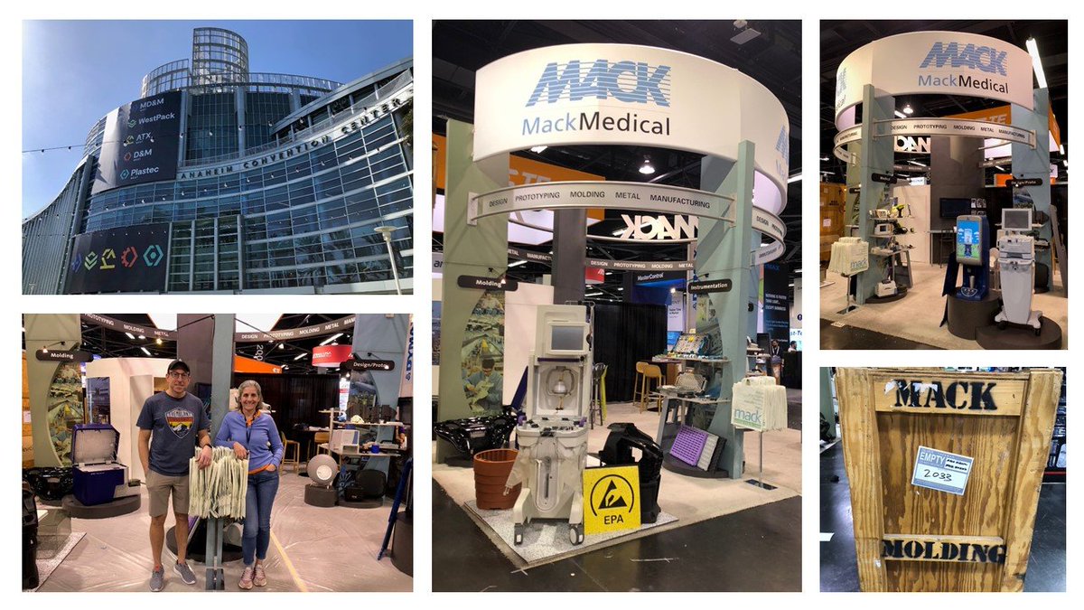 Mack_Molding's tweet photo. We're show ready for #MDMWest2023! Make sure to come see us at booth 2033 tomorrow to discover how we can help you #DesignEngineerBuild. #IMEWest https://t.co/GJzUJeuIWa