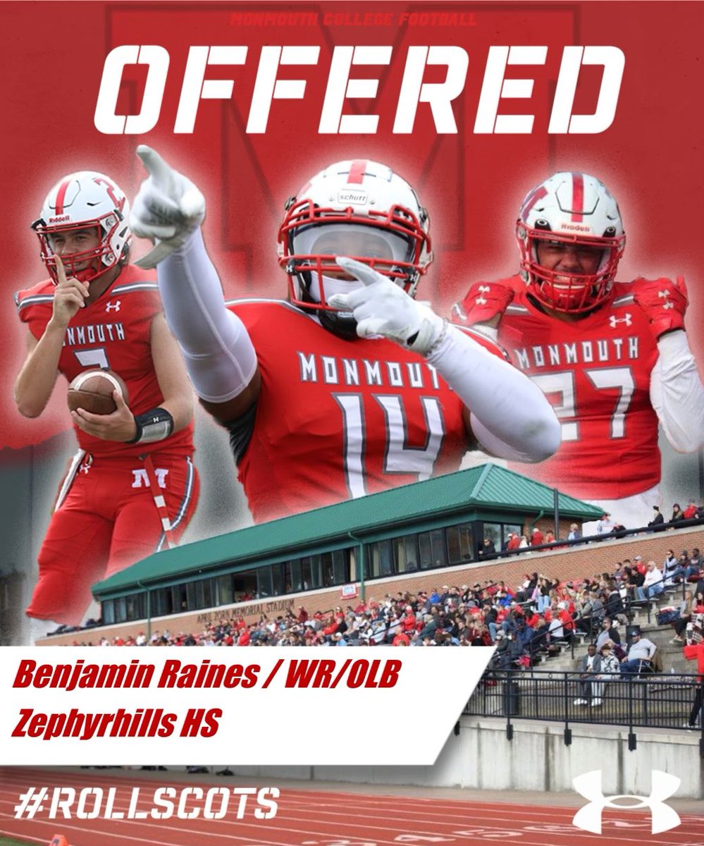 Blessed to receive a offer to Monmouth ❤️🖤 <a href="/MCBraunyBoy/">Chad Braun</a>