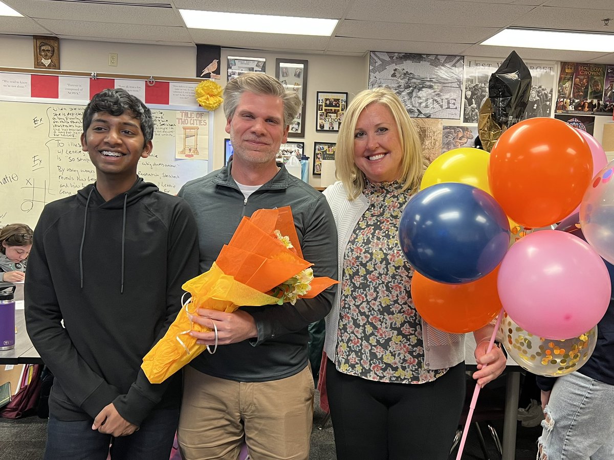 Congratulations to the Lafayette High School teacher of the year, Mr. David Choate!  🖤💛 #connectedlancer <a href="/thelancerfeed/">The Lancer Feed</a> <a href="/rockwoodschools/">Rockwood School Dist</a> <a href="/parent_lhs/">LHS Parent Organization</a>