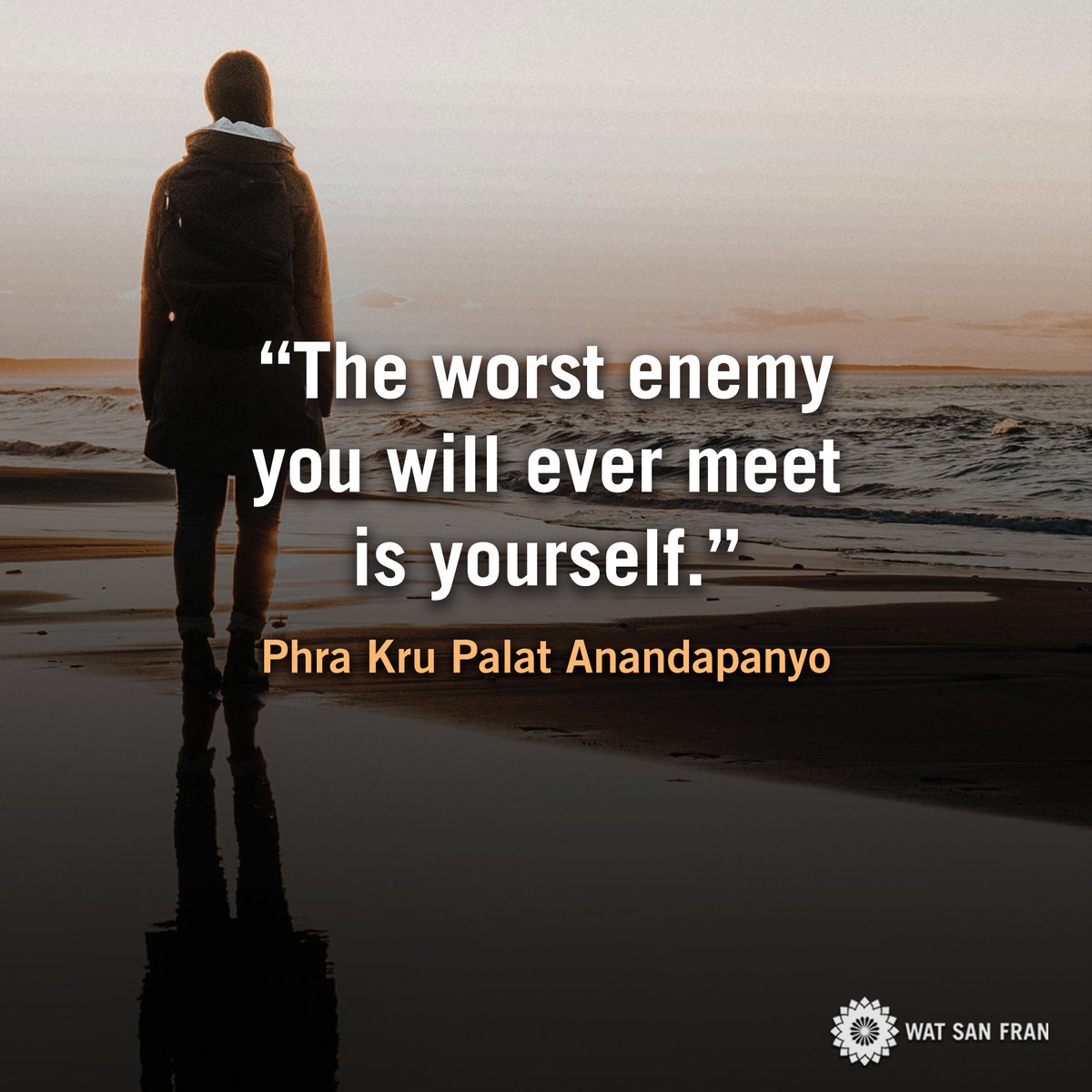 watsanfran's tweet photo. #Watsanfran
#DailySermon
#PracticeWisdom
#PhraKruPalatAnandapanyo
Photo Credit: Jeremy Vessey on Unsplash https://t.co/ZXBd0u84CE